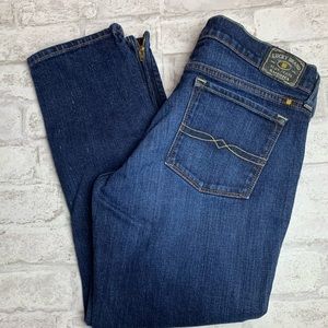 Lucky Brand Zoe Skinny Cropped Jeans Capris Zipped Legs EUC 6